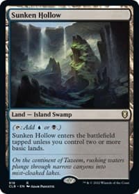 Sunken Hollow - Commander Legends: Battle for Baldur's Gate - Magic: The Gathering card