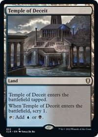 Temple of Deceit - Commander Legends: Battle for Baldur's Gate - Magic: The Gathering card
