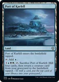 Port of Karfell - Commander Legends: Battle for Baldur's Gate - Magic: The Gathering card