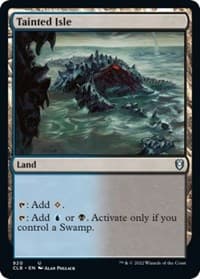 Tainted Isle - Commander Legends: Battle for Baldur's Gate - Magic: The Gathering card