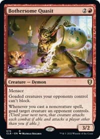 Bothersome Quasit - Commander Legends: Battle for Baldur's Gate - Magic: The Gathering card