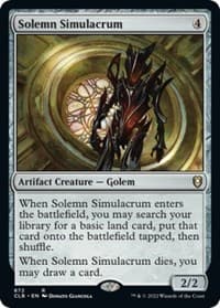 Solemn Simulacrum - Commander Legends: Battle for Baldur's Gate - Magic: The Gathering card