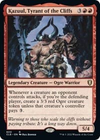 Kazuul, Tyrant of the Cliffs - Commander Legends: Battle for Baldur's Gate - Magic: The Gathering card