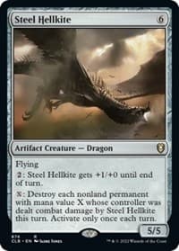 Steel Hellkite - Commander Legends: Battle for Baldur's Gate - Magic: The Gathering card