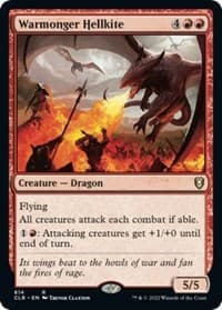 Warmonger Hellkite - Commander Legends: Battle for Baldur's Gate - Magic: The Gathering card