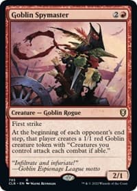 Goblin Spymaster - Commander Legends: Battle for Baldur's Gate - Magic: The Gathering card