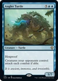Angler Turtle - Commander Legends: Battle for Baldur's Gate - Magic: The Gathering card