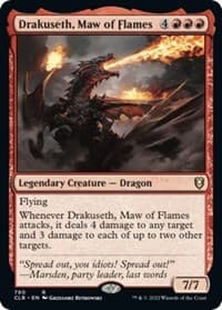 Drakuseth, Maw of Flames - Commander Legends: Battle for Baldur's Gate - Magic: The Gathering card