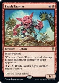 Brash Taunter - Commander Legends: Battle for Baldur's Gate - Magic: The Gathering card