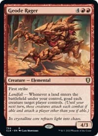 Geode Rager - Commander Legends: Battle for Baldur's Gate - Magic: The Gathering card