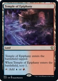 Temple of Epiphany - Commander Legends: Battle for Baldur's Gate - Magic: The Gathering card