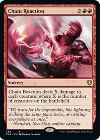 Chain Reaction - Commander Legends: Battle for Baldur's Gate - Magic: The Gathering card