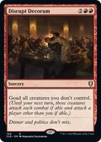 Disrupt Decorum - Commander Legends: Battle for Baldur's Gate - Magic: The Gathering card