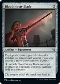 Bloodthirsty Blade - Commander Legends: Battle for Baldur's Gate - Magic: The Gathering card