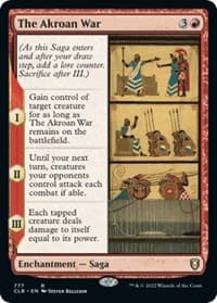 The Akroan War - Commander Legends: Battle for Baldur's Gate - Magic: The Gathering card