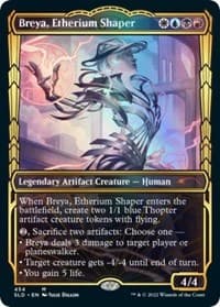 Breya, Etherium Shaper (Gilded Foil) - Secret Lair Drop Series - Magic: The Gathering card