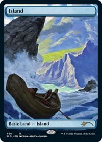 Island (466) - Secret Lair Drop Series - Magic: The Gathering card