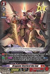 Dragonic Overlord the End - D-BT05: Triumphant Return of the Brave Heroes - Cardfight Vanguard card