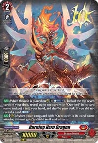Burning Horn Dragon - D-BT05: Triumphant Return of the Brave Heroes - Cardfight Vanguard card