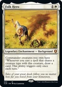 Folk Hero - Commander Legends: Battle for Baldur's Gate - Magic: The Gathering card