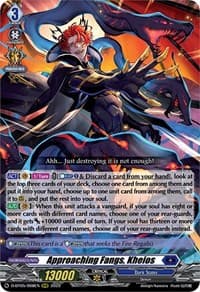 Approaching Fangs, Kheios - D-BT05: Triumphant Return of the Brave Heroes - Cardfight Vanguard card
