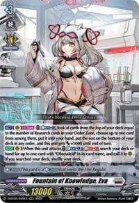 Fountain of Knowledge, Eva - D-BT05: Triumphant Return of the Brave Heroes - Cardfight Vanguard card