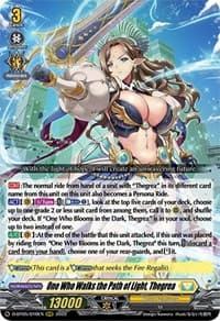 One Who Walks the Path of Light, Thegrea - D-BT05: Triumphant Return of the Brave Heroes - Cardfight Vanguard card