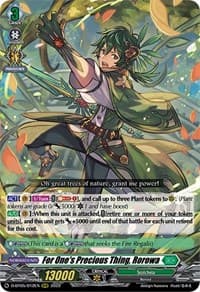 For One's Precious Thing, Rorowa - D-BT05: Triumphant Return of the Brave Heroes - Cardfight Vanguard card