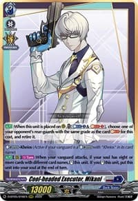 Cool-headed Executor, Mikani - D-BT05: Triumphant Return of the Brave Heroes - Cardfight Vanguard card