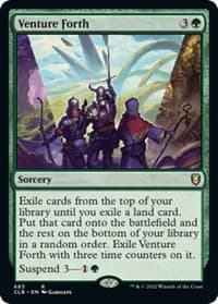 Venture Forth - Commander Legends: Battle for Baldur's Gate - Magic: The Gathering card