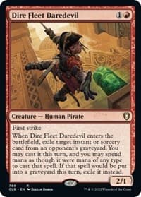 Dire Fleet Daredevil - Commander Legends: Battle for Baldur's Gate - Magic: The Gathering card