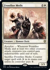 Frontline Medic - Commander Legends: Battle for Baldur's Gate - Magic: The Gathering card