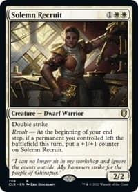 Solemn Recruit - Commander Legends: Battle for Baldur's Gate - Magic: The Gathering card