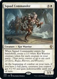 Squad Commander - Commander Legends: Battle for Baldur's Gate - Magic: The Gathering card