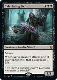 Calculating Lich - Commander Legends: Battle for Baldur's Gate - Magic: The Gathering card