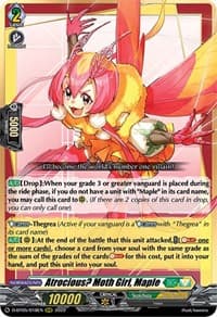 Atrocious? Moth Girl, Maple - D-BT05: Triumphant Return of the Brave Heroes - Cardfight Vanguard card