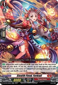 Stealth Fiend, Forktail - D-BT05: Triumphant Return of the Brave Heroes - Cardfight Vanguard card