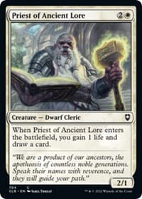 Priest of Ancient Lore - Commander Legends: Battle for Baldur's Gate - Magic: The Gathering card