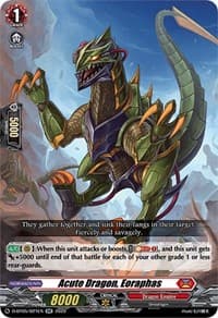 Acute Dragon, Eoraphas - D-BT05: Triumphant Return of the Brave Heroes - Cardfight Vanguard card