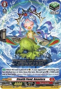 Stealth Fiend, Amaviera - D-BT05: Triumphant Return of the Brave Heroes - Cardfight Vanguard card