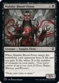 Malakir Blood-Priest - Commander Legends: Battle for Baldur's Gate - Magic: The Gathering card