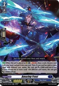 Amazing Frost - D-BT05: Triumphant Return of the Brave Heroes - Cardfight Vanguard card