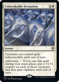 Unbreakable Formation - Commander Legends: Battle for Baldur's Gate - Magic: The Gathering card