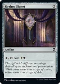 Orzhov Signet - Commander Legends: Battle for Baldur's Gate - Magic: The Gathering card