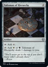 Talisman of Hierarchy - Commander Legends: Battle for Baldur's Gate - Magic: The Gathering card