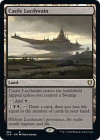 Castle Locthwain - Commander Legends: Battle for Baldur's Gate - Magic: The Gathering card