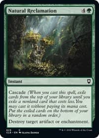 Natural Reclamation - Commander Legends: Battle for Baldur's Gate - Magic: The Gathering card