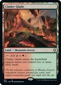 Cinder Glade - Commander Legends: Battle for Baldur's Gate - Magic: The Gathering card
