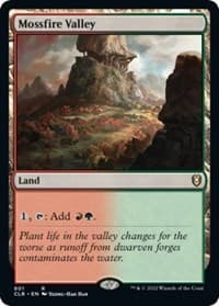 Mossfire Valley - Commander Legends: Battle for Baldur's Gate - Magic: The Gathering card