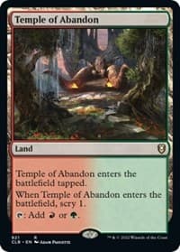 Temple of Abandon - Commander Legends: Battle for Baldur's Gate - Magic: The Gathering card
